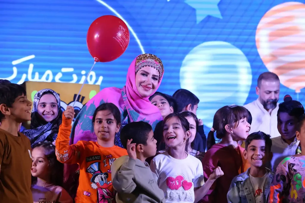 جشن ارگانی به مناسبت روز جهانی کودک شرکت ترام چاپ